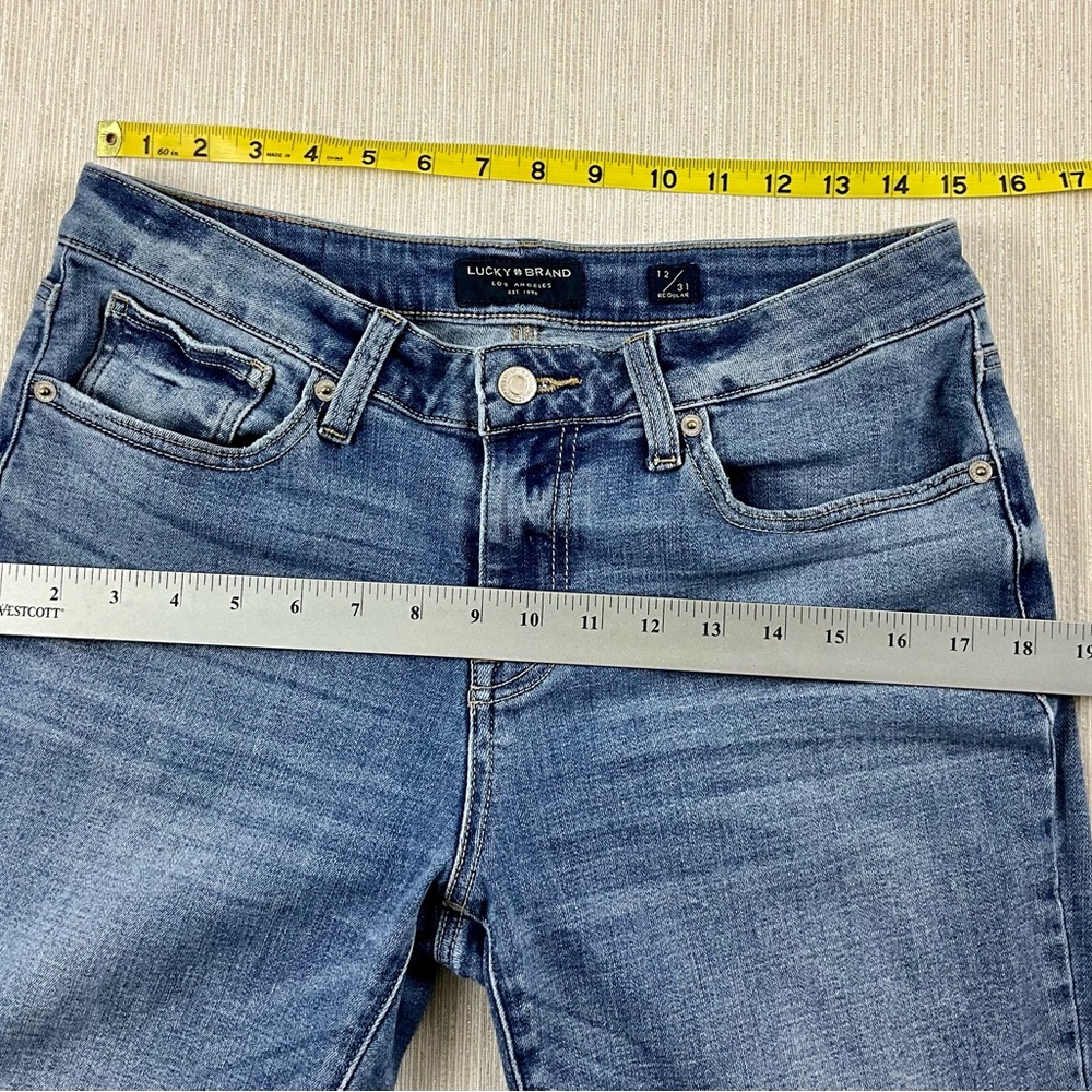 Lucky Brand Jeans Low Rise: 9” Skinny Lolita Jeans Size 12/31R - Picture 10 of 16